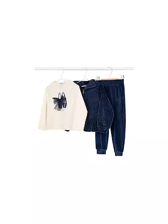 MAYORAL | Mädchen Set 3-teilig Jacke, Langarmshirt und Hose | 